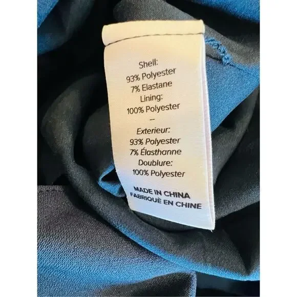 Cinq à Sept Women's Navy Vickie Puff-Sleeve Ruffled Mini Wrap Dress Size 10 NWOT - Picture 9 of 10